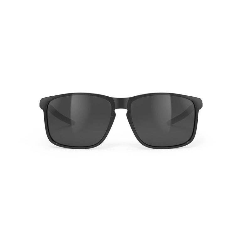 Overlap Black Gloss Frame With Smoke Black Lenses