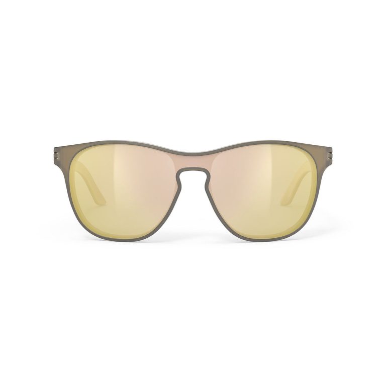 Soundshield Ice Gold Matte with Multilaser Gold Lenses