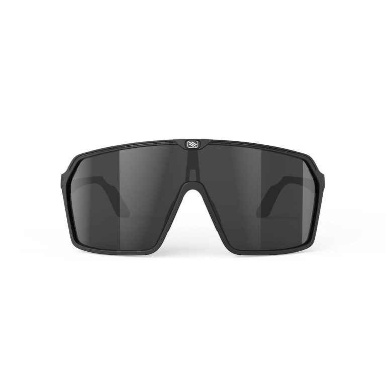 Spinshield Matte Black with Smoke Black Lenses