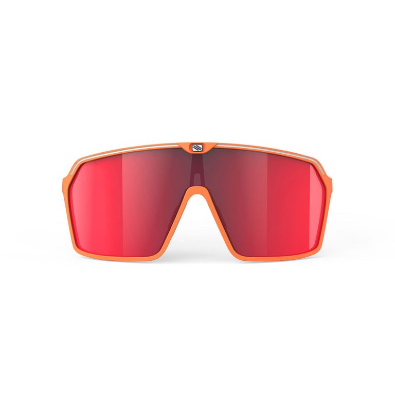 Spinshield Mandarin Fade Coral Matte with Multilaser Red Lenses