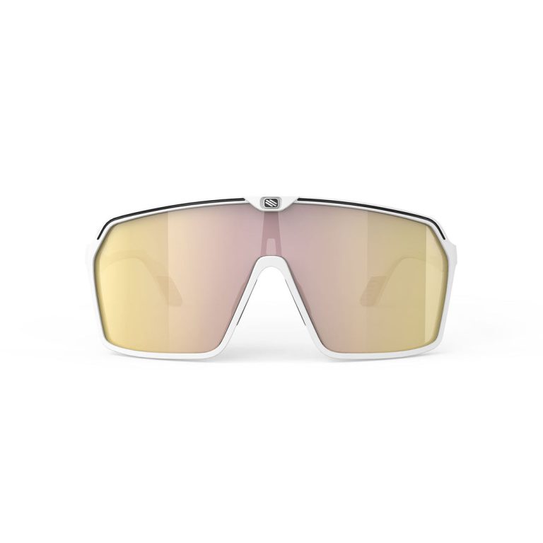 Spinshield White Matte with Multilaser Gold Lenses