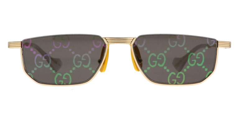 Gold / Gray with Gucci Multicolored Pattern