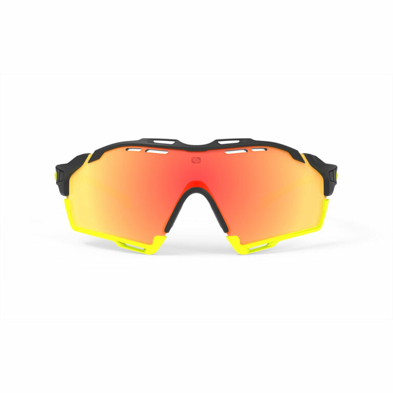 cutline Matte Black Frame with Multilaser Orange Lenses Yellow Fluo Bumpers