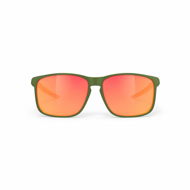 Overlap Olive Metal Matte With Multilaser Orange Lenses