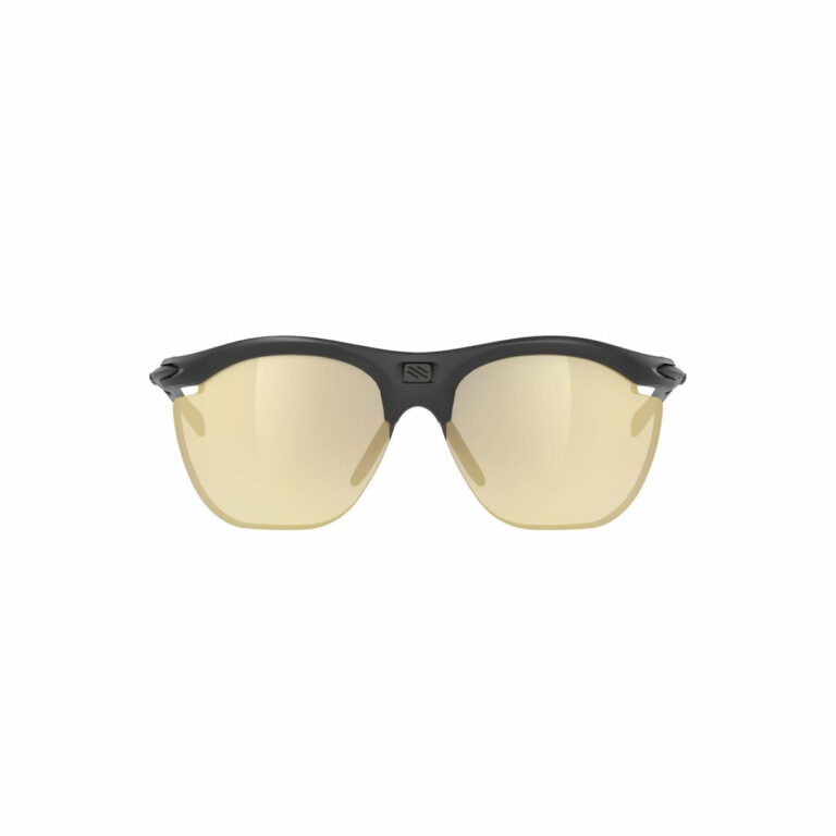 Rydon Slim Curva Matte Black Frame With Multilaser Gold Lenses