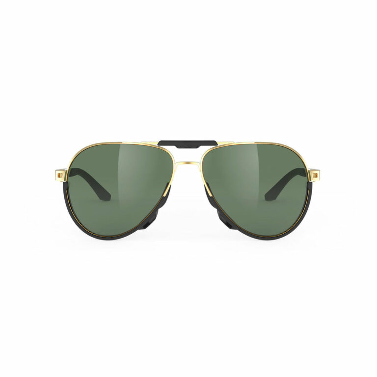 skytrail Light Gold Shiny Frame and Green Lenses